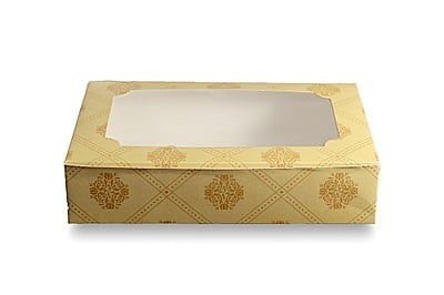 Qson Brownie Box For 6 - Size 9x5x2 inch Qson Brownie Box For 6 - Size 9x5x2 inch