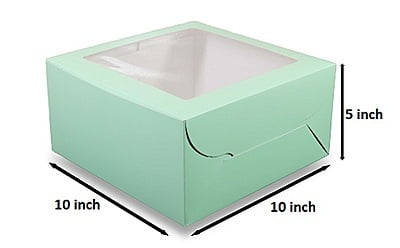 Qson Cake Box Window 10x10x5 Qson Cake Box Window 10x10x5