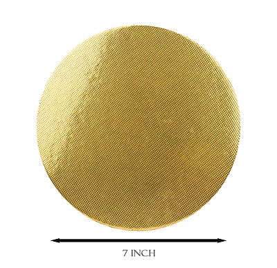 Qson Cake Board 7 Round Gold Qson Cake Board 7 Round Gold