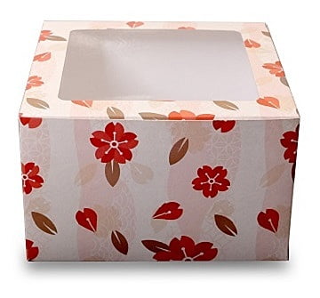 Qson Cake Box Window 8x8x5 Special Design Qson Cake Box Window 8x8x5 Special Design