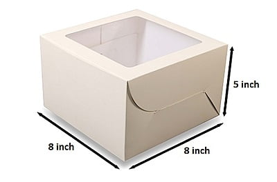 Qson Cake Box Window 8x8x5 Qson Cake Box Window 8x8x5
