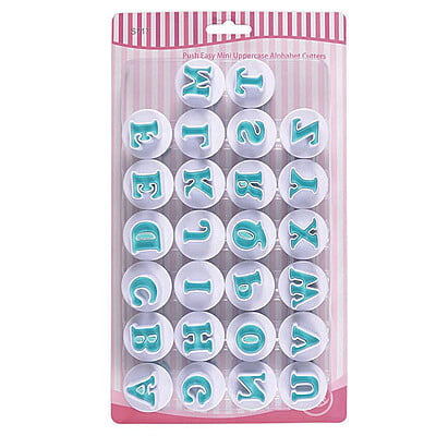 Alphabet Cutter Plunger Set 500