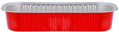Bake And Serve Foil Container With Lid Rectangle 6.1"x2"x1.2" Bake And Serve Foil Container With Lid Rectangle 6.1"x2"x1.2"