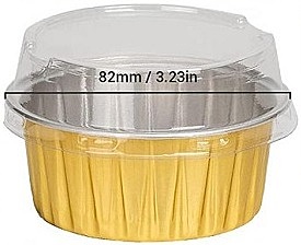 Bake And Serve Foil Container With Lid Round 3"x1.5" Bake And Serve Foil Container With Lid Round 3"x1.5"