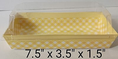 Bar Box Square With Lid 7.5"x3.5"x1.5" Bar Box Square With Lid 7.5"x3.5"x1.5"