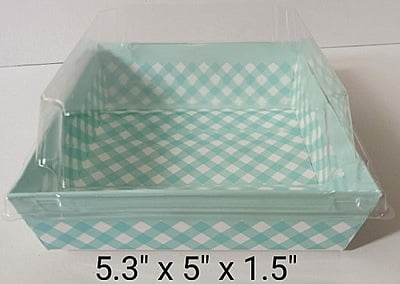 Bar Box Square With Lid 5.3"x5"x1.5"