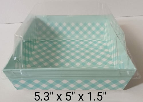 Bar Box Square With Lid 5.3"x5"x1.5" Bar Box Square With Lid 5.3"x5"x1.5"