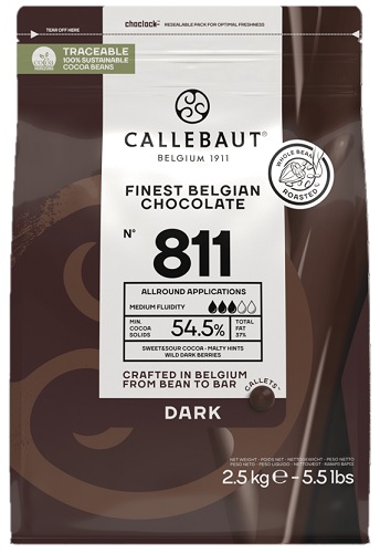 Callebaut Dark Couverture Chocolate Callets 811 500 gms
