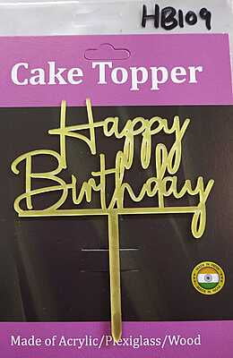 QSON Acrylic Topper Happy Birthday S QSON Acrylic Topper Happy Birthday S