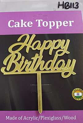 QSON Acrylic Topper Happy Birthday S QSON Acrylic Topper Happy Birthday S