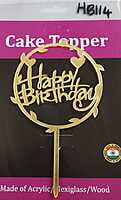 QSON Acrylic Topper Happy Birthday S QSON Acrylic Topper Happy Birthday S