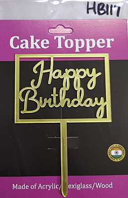 QSON Acrylic Topper Happy Birthday S QSON Acrylic Topper Happy Birthday S