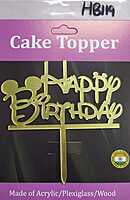 QSON Acrylic Topper Happy Birthday S QSON Acrylic Topper Happy Birthday S
