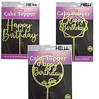QSON Acrylic Topper Happy Birthday S QSON Acrylic Topper Happy Birthday S