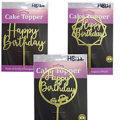 QSON Acrylic Topper Happy Birthday S QSON Acrylic Topper Happy Birthday S
