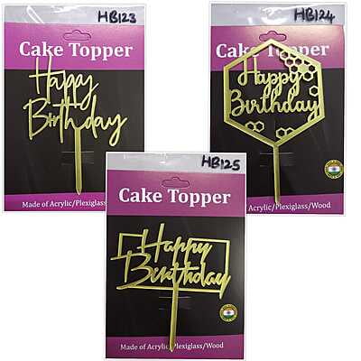 QSON Acrylic Topper Happy Birthday S QSON Acrylic Topper Happy Birthday S