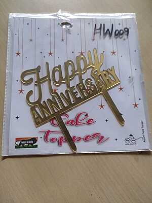 QSON Acrylic Topper Anniversary Engagement Couple M-L QSON Acrylic Topper Anniversary Engagement Couple M-L