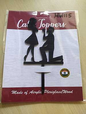 QSON Acrylic Topper Anniversary Engagement Couple S QSON Acrylic Topper Anniversary Engagement Couple S