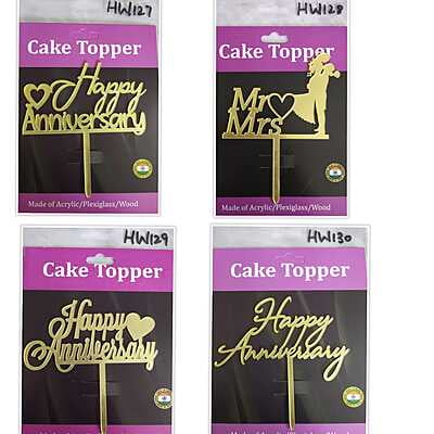 QSON Acrylic Topper Anniversary Engagement Couple S QSON Acrylic Topper Anniversary Engagement Couple S