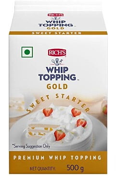 Rich Whipping Cream Gold 500 gms