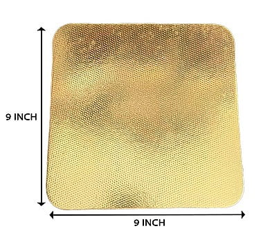Qson Cake Board 9 Square Gold Qson Cake Board 9 Square Gold
