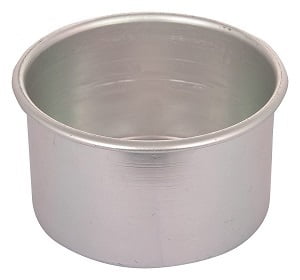 Qson Aluminium Round Cake Baking Mould 4 X 2.5"