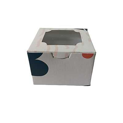 Qson Brownie Box For 1 - Size 3x3x2 inch Qson Brownie Box For 1 - Size 3x3x2 inch