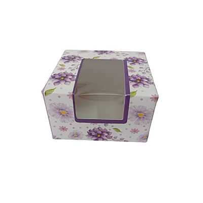 Qson Brownie Box For 1 - Size 3x3x2 inch Qson Brownie Box For 1 - Size 3x3x2 inch