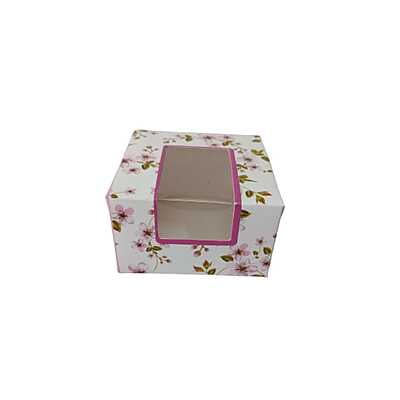 Qson Brownie Box For 1 - Size 3x3x2 inch Qson Brownie Box For 1 - Size 3x3x2 inch