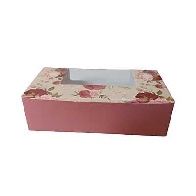 Qson Brownie Box For 2 - Size 6x3x2 inch