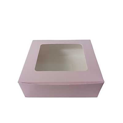Qson Brownie Box For 4 - Size 6.5x5x2 inch Qson Brownie Box For 4 - Size 6.5x5x2 inch