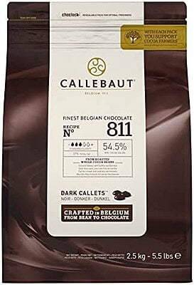 Callebaut Dark Chocolate Callets - 811 - 2.5kg (5.5lbs)