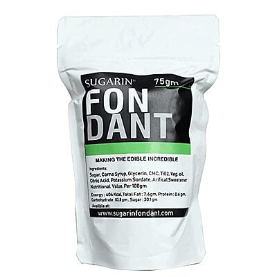 STN Sugarin Fondant Structure Black 75 gm