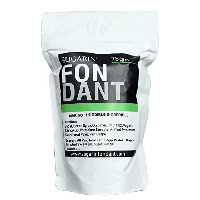 STN Sugarin Fondant Structure Black 75 gm