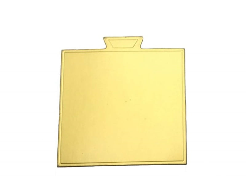 Qson Cake Board 3.5 Square Gold Qson Cake Board 3.5 Square Gold