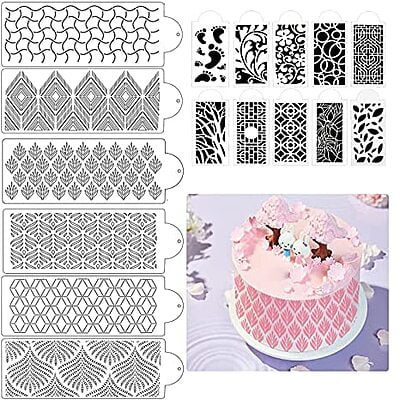 Stencil Cake Decoration Bread Stencils  Cake Stencil Bakeware Template -  20 20cm Diy - Aliexpress